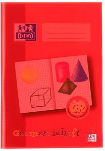 OXFORD Heftumschlag rot Kunststoff DIN A4