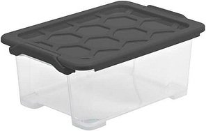 rotho Evo Safe Keeping Aufbewahrungsboxen 11,0 l anthrazit 39,3 x 28,3 x 16,0 cm, 1 St.