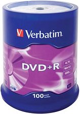 100 verbatim DVD+R 4,7 GB