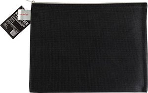 FolderSys Reißverschlussbeutel schwarz/grau 0,15 mm, 1 St.