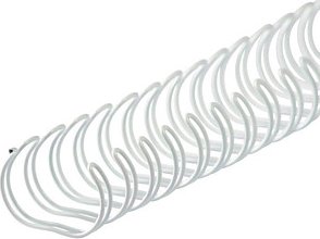 100 LMG Drahtbinderücken weiß für 65 Blatt