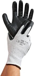 Thumbnail - HYGOSTAR unisex Schnittschutzhandschuhe Cut Craft grau Größe 8, 12 Paar