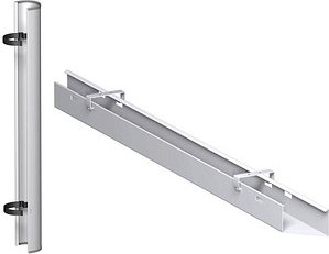 geramöbel Flex Kabelwannen-Set 160,0 cm silber