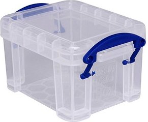 Really Useful Box Aufbewahrungsbox 0,14 l transparent 9,0 x 6,5 x 5,5 cm, 1 St.