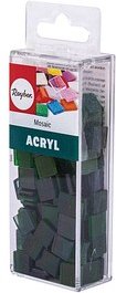 Rayher Mosaiksteine jade Acryl transparent, 1 Pack