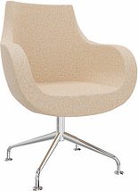 fm Sessel Pirum sand chrom Stoff, 1 St.