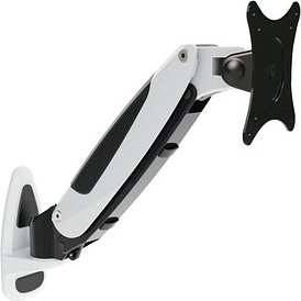Thumbnail - ergoleben Monitor-Halterung GS120WM EL0005 weiß, schwarz, silber für 1 Monitor, Wandhalterung