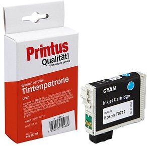Thumbnail - Printus cyan Druckerpatrone kompatibel zu EPSON T0712