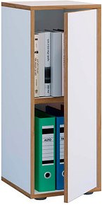 Thumbnail - VCM my office Aktenschrank Salia, 920718 weiß, honig-eiche 1 Fachboden 30,0 x 32,0 x 74,0 cm