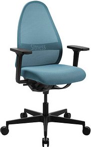 Topstar Bürostuhl Soft Sitness Art, SA50O2MX66 Stoff blau, Gestell schwarz
