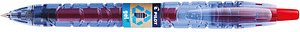 Thumbnail - PILOT B2P „Bottle 2 Pen“ GEL Gelschreiber transparent/blau 0,7 mm, Schreibfarbe: rot, 1 St.