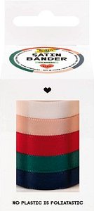 folia Geschenkband CLASSIC satiniert rot, champagner, rosa, dunkelblau, dunkelgrün 10,0 mm x 4,0 m