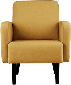 meet powered by PAPERFLOW Sessel LISBOA safran schwarz Stoff, 1 St.