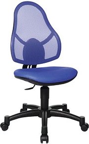 Topstar Kinderdrehstuhl Open Art® Junior, 71430S18 Stoff blau, Gestell schwarz