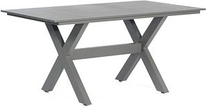 Sunny Smart® Gartentisch Topas anthrazit rechteckig 160,0 x 90,0 x 75,0 cm