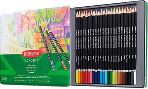 DERWENT Academy Colour Buntstifte farbsortiert, 24 St.