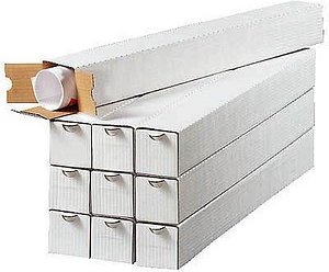 20 Nestler Versandhülsen eckig für DIN A1