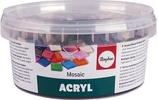 Rayher Mosaiksteine mehrfarbig Acryl, 1 Pack