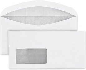 Thumbnail - BONG Briefumschläge DIN lang mit Fenster weiß nassklebend 1.000 St.