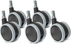 rocada Stuhlrollen für harte Böden, 5 St.