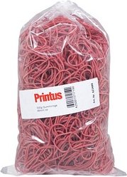 Printus Gummiringe rot, Ø 8,5 cm, 500,0 g