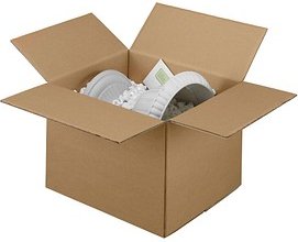 Nestler Wellpapp-Faltkartons 2-wellig braun 49,3 x 41,3 x 34,8 cm Außenmaß, 20 St.