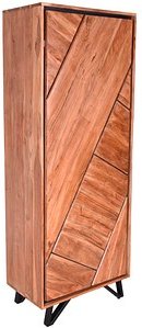 Garden Pleasure Aktenschrank AMBALA, 304113 akazie 3 Fachböden 40,0 x 40,0 x 181,0 cm