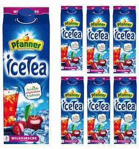 Pfanner Eistee Wildkirsche 6x 2,0 l