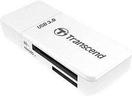 Transcend USB 3.0 Multi-microSD, SD-Kartenleser weiß