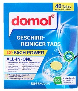 domol 12-FACH POWER Spülmaschinentabs 40 St.