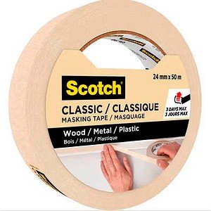 Scotch CLASSIC Kreppband beige 24,0 mm x 50,0 m 1 Rolle