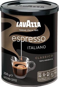 LAVAZZA Espresso Italiano Classico Kaffee, gemahlen, Arabicabohnen 250,0 g