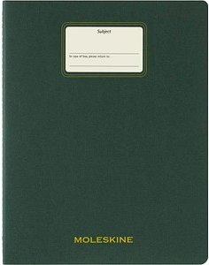 MOLESKINE Notizbuch Student Cahier XXL A4 blanko, grün Hardcover 120 Seiten, 1 St.