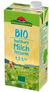 Schwarzwaldmilch H-Weide 1,5% Bio-Milch 12x 1,0 l
