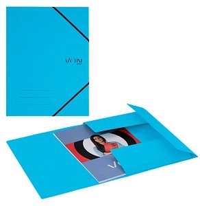 VON LEITZ Eckspanner DIN A4 hellblau, 1 St.
