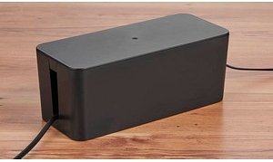 MediaRange Kabelbox 0,32 m schwarz
