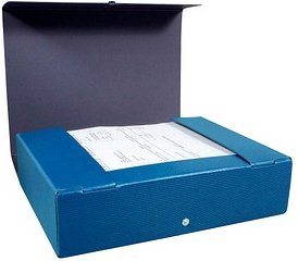 ELBA Heftbox 8,5 cm blau, 1 St.