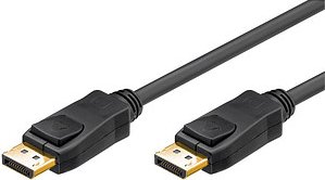 Thumbnail - goobay DisplayPort Kabel 1.2 1,0 m schwarz, 1 St.