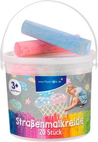 Thumbnail - Paperzone Straßenmalkreide farbsortiert 20 St.