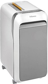Fellowes Powershred LX 221 Aktenvernichter mit Partikelschnitt P-5, 2 x 12 mm, bis 19 Blatt, weiß