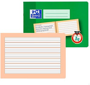 OXFORD Schreiblernheft Lineatur 1q liniert DIN A5 quer ohne Rand, 16 Blatt, 1 St.