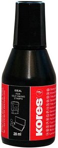 Kores® Stempelfarbe 71338 schwarz 28,0 ml