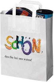 VP Papier-Tragetaschen Topcraft weiß 26,0 x 33,0 cm, 250 St.