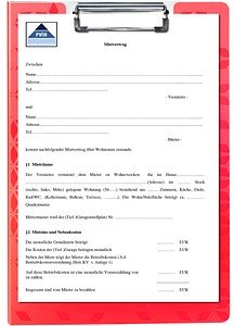 AKTION: LEITZ Klemmbrettmappe WOW 4199 DIN A4 rot Kunststoff, 1 St. mit Prämie nach Registrierung