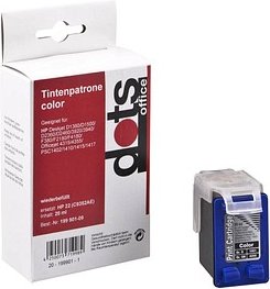 dots color Druckerpatrone kompatibel zu HP 22 (C9352AE)