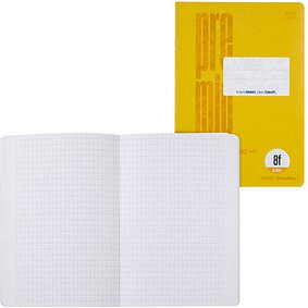 Staufen® Schulheft Premio Lineatur 8f rautiert DIN A5 Außenrand, 16 Blatt