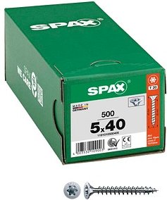 Thumbnail - SPAX® Universalschrauben T20 Senkkopf WIROX 1191010500405 5 mm x 40 mm, 500 St.