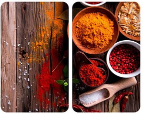 Thumbnail - WENKO Herdabdeckplatten Gewürze bunt, 2 St.
