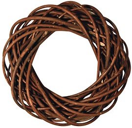 Rayher Bastelkranz dunkelbraun aus Weiden ungeschält Ø 30,0 cm, 1 St.