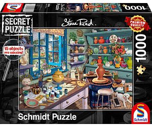 Schmidt Steve Read - Secret Puzzle Künstler-Atelier Puzzle, 1000 Teile